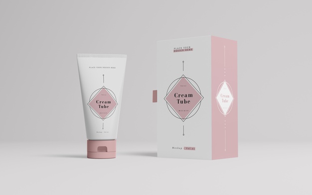 pink packaging cosmetic products